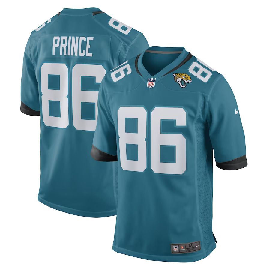 Men Jacksonville Jaguars #86 Gerrit Prince Nike Teal Team Game Player NFL Jersey->jacksonville jaguars->NFL Jersey